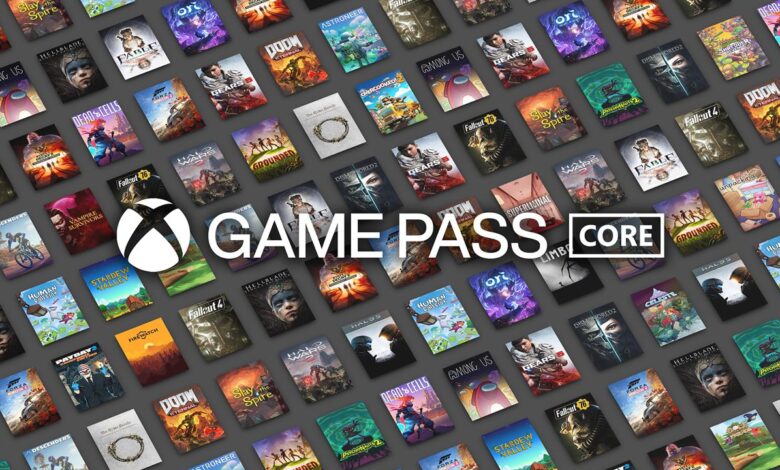 Xbox Game Pass Core